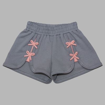 Шорты Бантик Чуди Кидс 312425 серый 01 Шорты Бантик Чуди Кидс 312425 серый 01